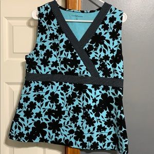 Teal/black summer too